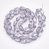 Electroplate Glass Beads Strands X-EGLA-S176-01-B03-2