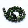 Natural Xiuyan Jade Beads Strands G-I206-11-12mm-2