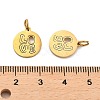 304 Stainless Steel Charms STAS-D050-07G-12-3