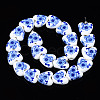 Handmade Porcelain Ceramic Beads Strands PORC-S502-042C-2