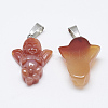 Natural Carnelian/Red Agate Pendants G-T122-11B-2