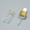 Natural Amethyst Openable Perfume Bottle Pendants G-E556-18A-4