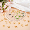 SOFPLATE 36Pcs Brass Screw On Clip-on Earring Findings KK-SP0001-18G-4