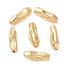 Brass Textured Beads KK-M270-13G-1