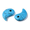 Synthetic Turquoise Pendants G-S356-17A-06-3