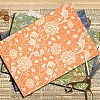 12Pcs Retro Flower Pattern Scrapbook Paper PW-WG88922-01-2