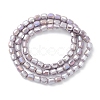 Electroplate Glass Beads Strands EGLA-K015-08H-2