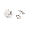 201 Stainless Steel Stud Earring Findings EJEW-A071-05P-2