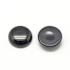 Synthetic Black Stone Cabochons G-R416-10mm-46-1-2