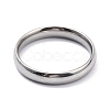 Ion Plating(IP) 304 Stainless Steel Simple Plain Band Finger Ring for Women RJEW-B036-08-2