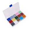 8/0 Round Glass Seed Beads Sets SEED-PH0007-01-3