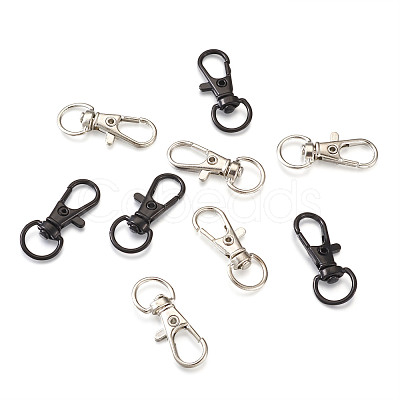 Craftdady Alloy Swivel Lobster Claw Clasps PALLOY-CD0001-04-1