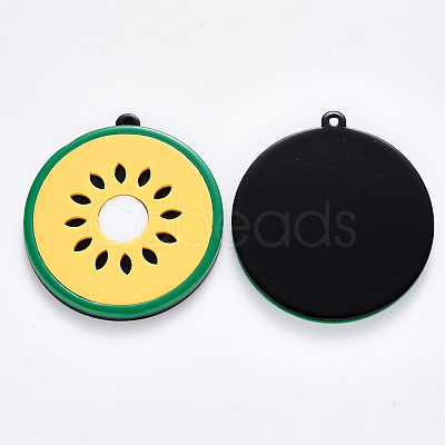 Cellulose Acetate(Resin)Pendants X-KY-R017-15B-1