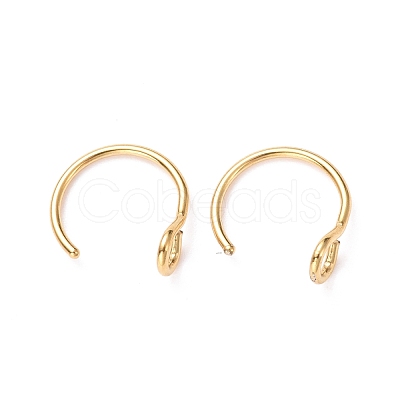 316 Stainless Steel Hoop Nose Rings AJEW-G037-01A-G-1