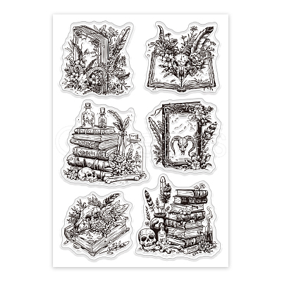 Custom Summer Theme PVC Plastic Clear Stamps DIY-WH0631-0080-1