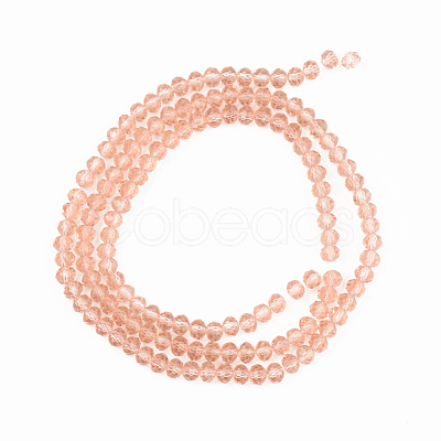 Glass Beads Strands EGLA-A034-T4mm-D21-1