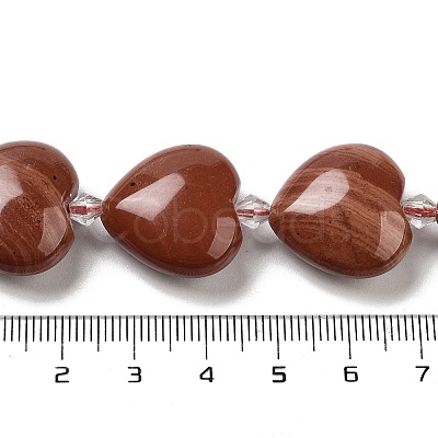 Natural Red Jasper Beads Strands G-C150-A19-01-1