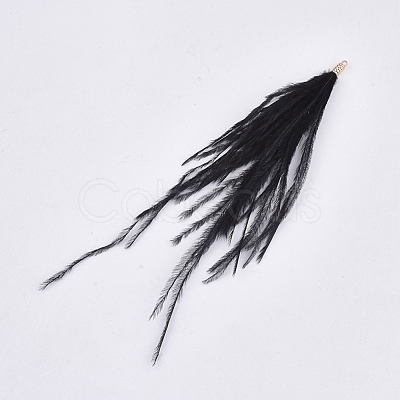 Ostrich Feather Tassel Big Pendant Decorations X-FIND-S302-08L-1