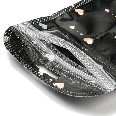 Rectangle Glitter Holographic Plastic Yin-yang Zip Lock Gift Bags OPP-E004-01A-B01-1