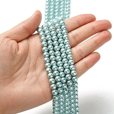 Grade A Glass Pearl Beads HY-J001-6mm-HX090-1