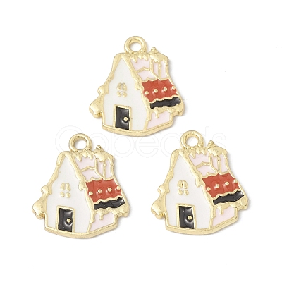 Alloy Enamel Pendants ENAM-G212-21G-02-1