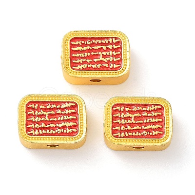 Alloy Enamel Beads ENAM-B001-02C-1