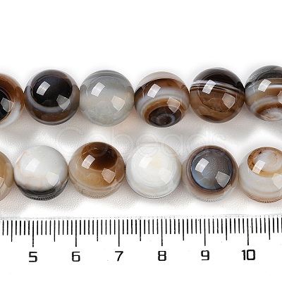 Natural Eye Agate Beads Strands G-NH0019-F02-01-1