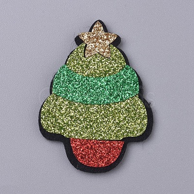 Christmas Tree Shape Christmas Cupcake Cake Topper Decoration DIY-I032-15-1