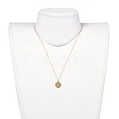 304 Stainless Steel Pendant Necklaces NJEW-JN02540-1