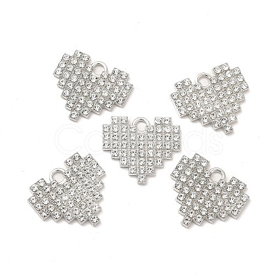 Alloy Rhinestone Pendants PALLOY-I217-05-1