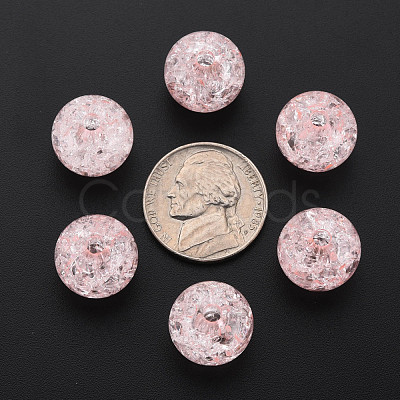 Transparent Crackle Acrylic Beads MACR-S373-66B-N10-1