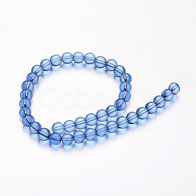 Glass Round Bead Strands X-GLAA-I028-10mm-05-1