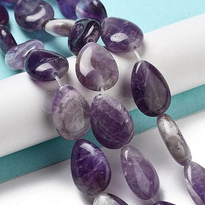 Natural Amethyst Beads Strands G-P528-L05-01-1