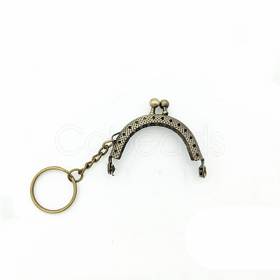 Iron Purse Frame Kiss Clasp Lock PURS-PW0010-25AB-1