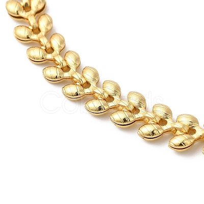 Brass Cob Chain Bracelets for Women BJEW-G672-02G-1