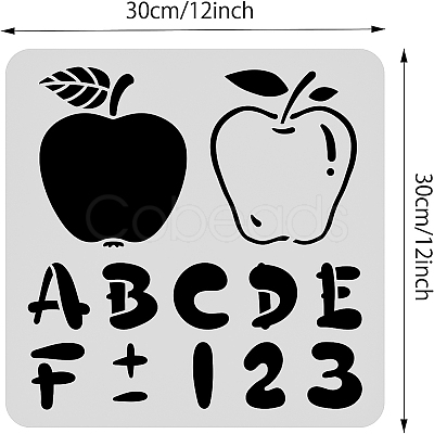 Plastic Reusable Drawing Painting Stencils Templates DIY-WH0172-535-1