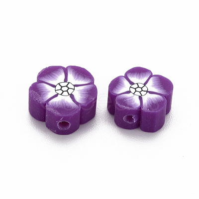 Handmade Polymer Clay Beads X-CLAY-N011-007E-1