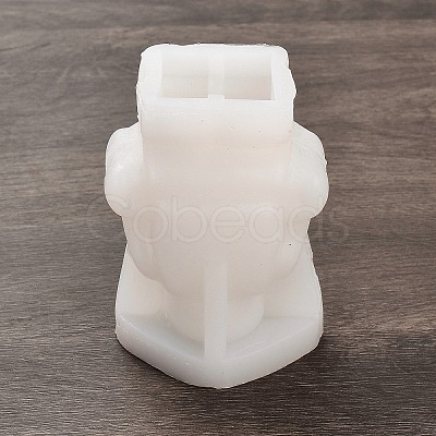 Robot Candle Silicone Statue Molds DIY-L072-006-1