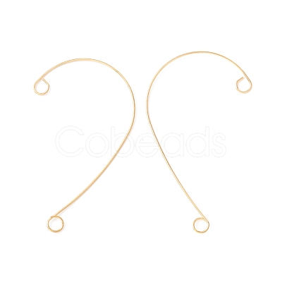 Ion Plating(IP) 316 Stainless Steel Ear Cuff Findings STAS-H148-02G-1