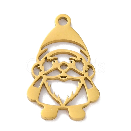 Christmas 201 Stainless Steel Pendants STAS-Q015-07G-1