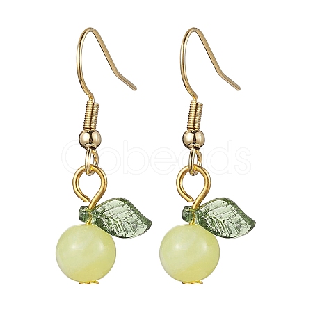 Acrylic Dangle Earrings EJEW-JE05749-05-1