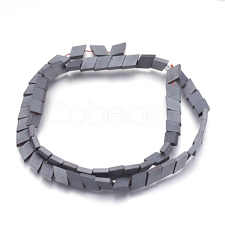 Non-magnetic Synthetic Hematite Bead Strands G-I208-02F-A-1