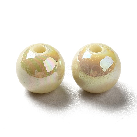 Opaque Acrylic Beads OACR-L013-021B-1