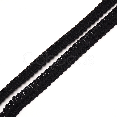 Polyester Centipede Braid Lace Trimming OCOR-WH0066-30D-1