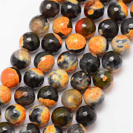 Natural Fire Crackle Agate Bead Strands X-G-K166-06F-10mm-02-1
