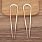 Alloy Hair Forks, Hair Accessories for Women, Light Gold, 97x24mm