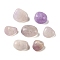 Natural Amethyst Beads, Nuggets, No Hole/Undrilled, Tumbled Stone, 16~24x14~18x6~12mm