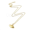 Ion Plating(IP) 304 Stainless Steel Pendant Necklaces for Women NJEW-B080-13G-2