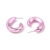 Donut Acrylic Stud Earrings EJEW-P251-19-3