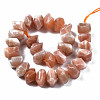 Natural Sunstone Beads Strands G-S376-007-2